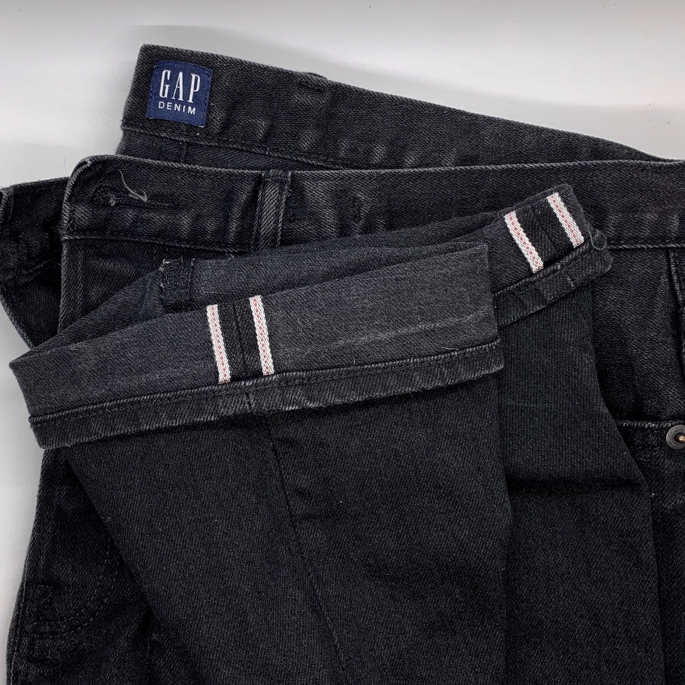 Gap  Black Slim Selvedge Denim